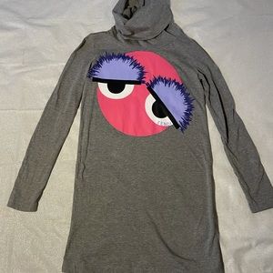 Fendi long sleeve dress with monster eye